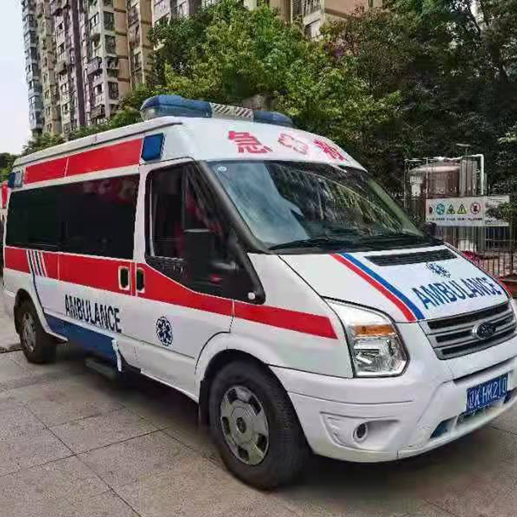 下陆长途救护车护送病人返乡